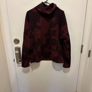 The North Face Women's Maroon Cowl Neck Fleece